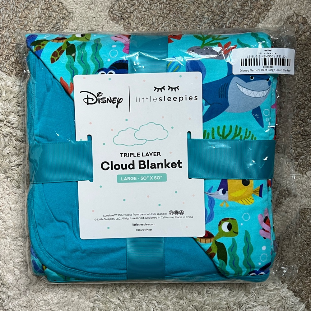 Little Sleepies Nemo’s Reef Cloud Blanket